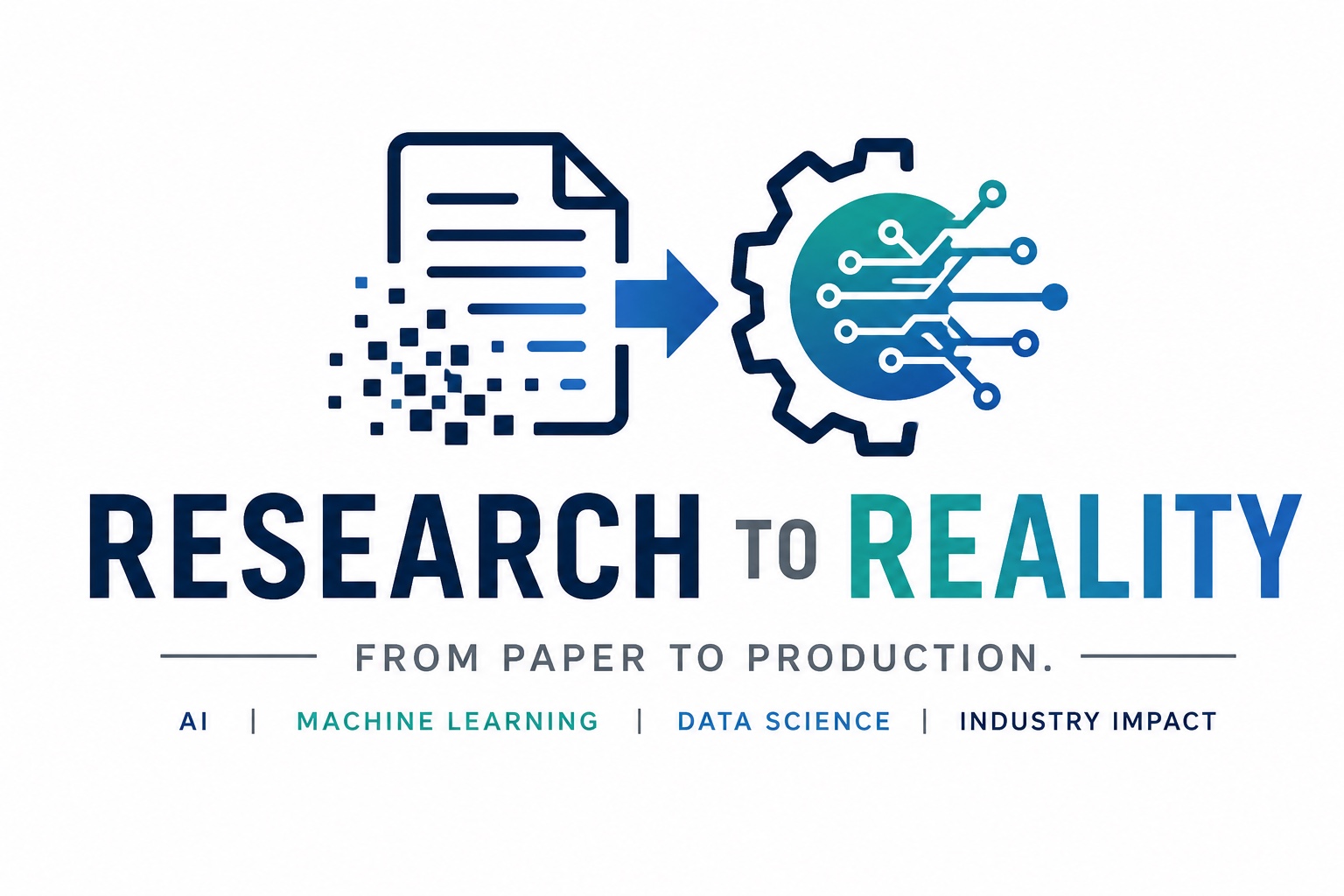 Research to Reality - From Paper to Production logo